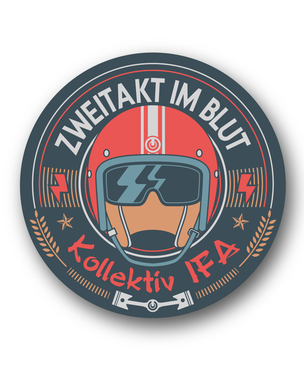 Zweitakt im Blut - Sticker