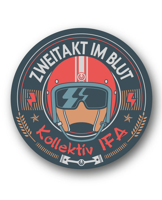 Zweitakt im Blut - Sticker