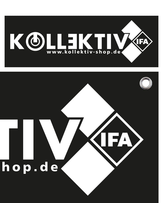 Kollektiv IFA Garagenbanner 150x50cm LOGO