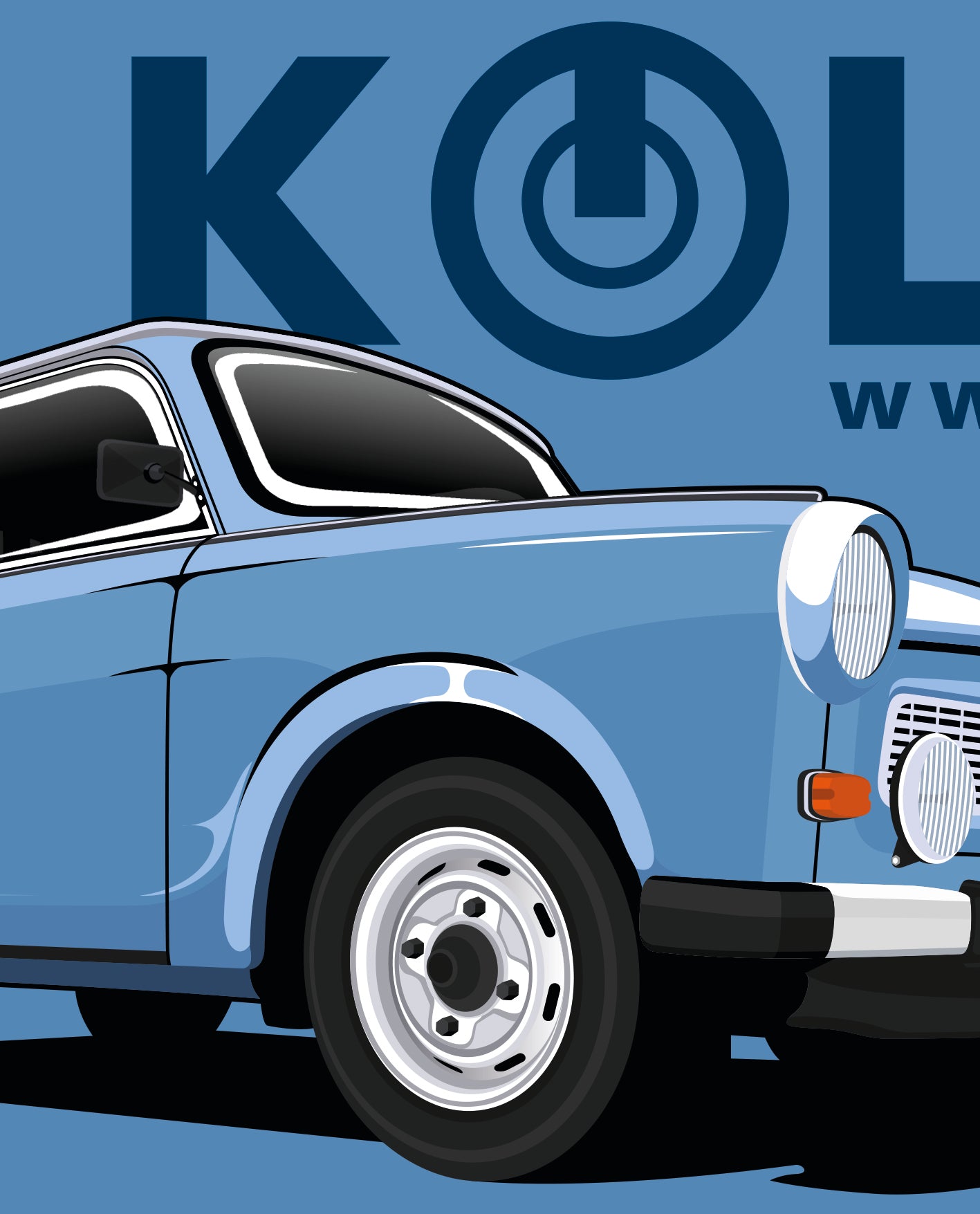 Kollektiv IFA Garagenbanner 150x50cm Trabant 601